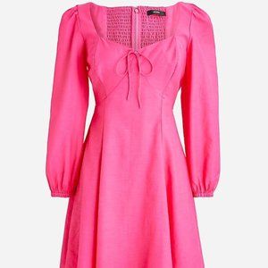 J. Crew Sweetheart long-sleeve mini dress- Size 10
